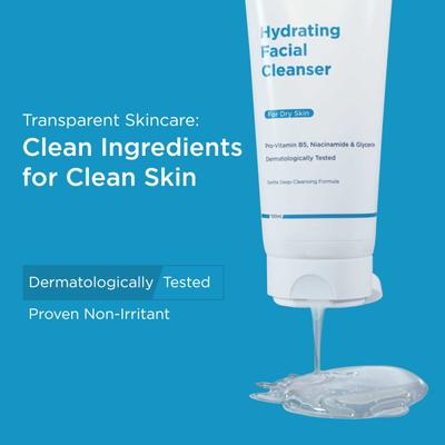 Undry Clinic Hydrating Facial Cleanser For Dry Skin 100 ml - Face Wash & Cleansers