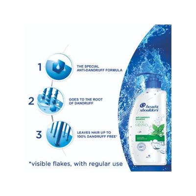 Head & Shoulders Anti-Dandruff Shampoo - Cool Menthol 650 ml - Shampoos