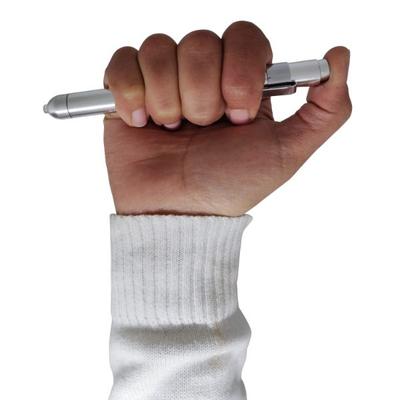 Sahyog Wellness Metal Mini Medical Pocket Pen Torch (Yellow Light) - Silver - Health Monitors And Equipment