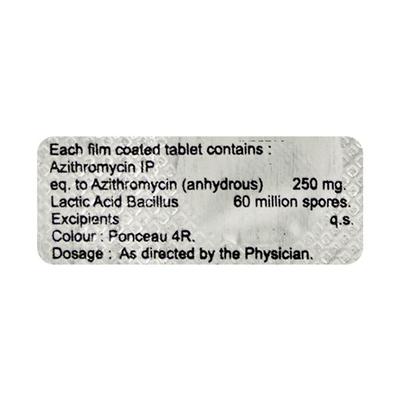 AZIRATE LB 250 Tablet 6's - Bacterial Infections-Mac