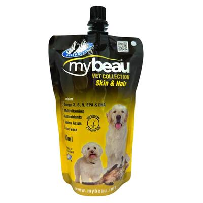 My Beau Dog & Cat Supplement - Skin and Hair 300 ml - Petfood