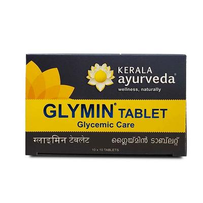 Kerala Ayurveda Glymin Tablet (Pack of 10 x 10's) - Diabetes Care (Ayush)