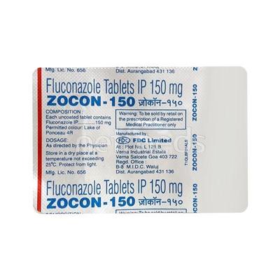 Zocon 150mg Tablet 2'S - Fungal Infections-Anf