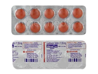 Glevo 250mg Tablet 10'S - Bacterial Infections-Qui