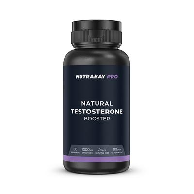 Nutrabay Pro Natural Testosterone Booster 1000mg Capsule 60's - Bcaa Supplements
