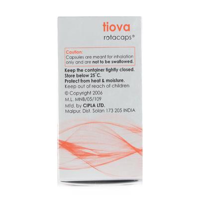 TIOVA Rotacap 20's - Asthma/COPD-Ast