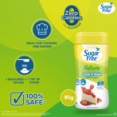 Sugar Free Natura Diet Sugar Powder 80 gm - Sugar Substitute