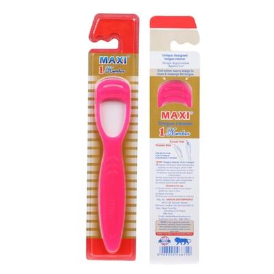 MAXI 1 Number Tongue Cleaner 6's - Floss & Tongue Cleaners