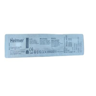 Helmier Venglide IV Catheter & Injection Valve - 14 G 1's - Catheters & Tubes