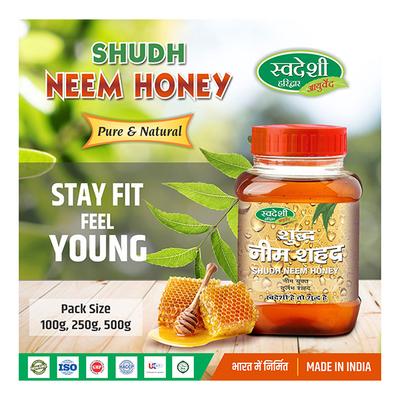 Swadeshi Ayurved Shudh Neem Honey 100 gm - Honey