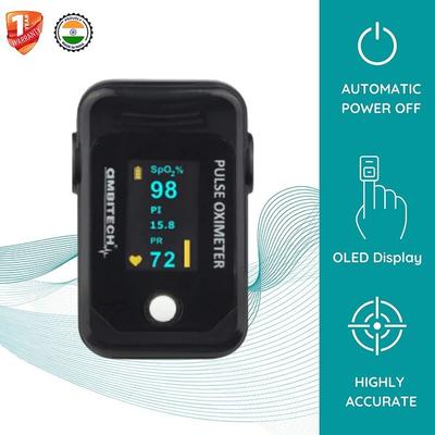 Ambitech Fingertip Pulse Oximeter with OLED Display - Health Monitors And Equipment