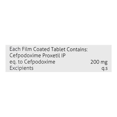CEFACORE 200 Tablet 10's - Bacterial Infections-Cep