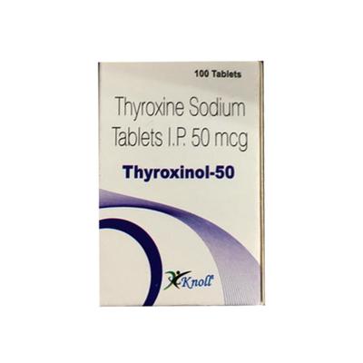 THYROXINOL 50 Tablet 100's - Hypothyroidism