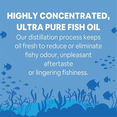 CF OmeFish-Max Omega 3 600 mg Softgel Capsule 120's - Omega Fish Oil Fatty Acids