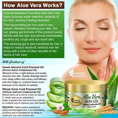 Oriental Botanics Aloe Vera Skin Gel 100 gm - Lotions & Creams