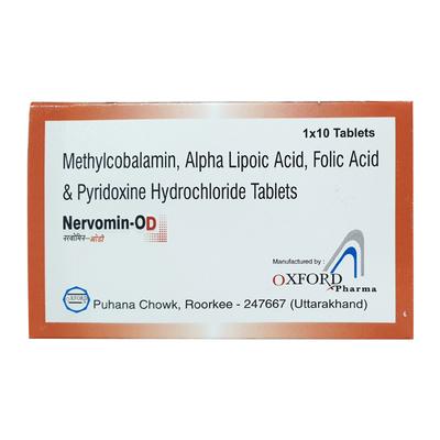 NERVOMIN OD Tablet 10's - Supplements-Vam