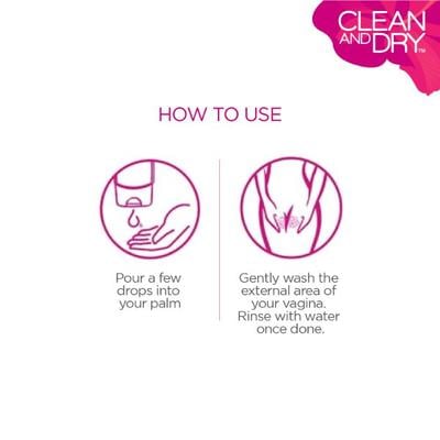 Clean & Dry Daily Intimate Wash 190 ml - Intimate Care