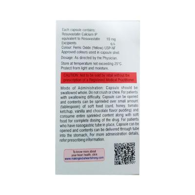 ROZAVEL 10 SPRINKLE Capsule 30's - High Cholesterol-Dys