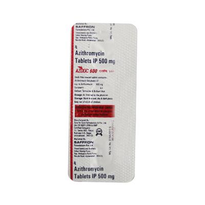 AZDOC 500mg Tablet 3's - Bacterial Infections-Mac