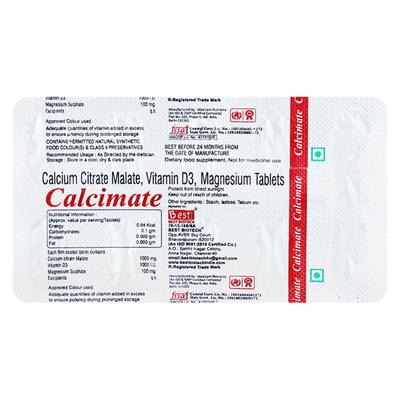 CALCIMATE Tablet 10's - Supplements-Vam