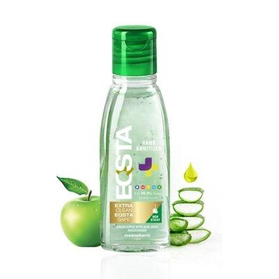 Eqsta Hand Sanitizer - Green Apple with Aleovera 50 ml - Hand Sanitizer