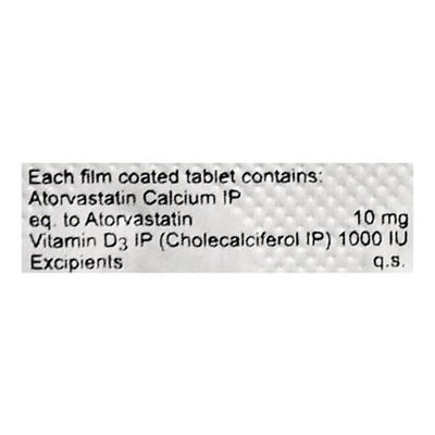 Remetor D 10mg Tablet 10'S - High Cholesterol-Dys