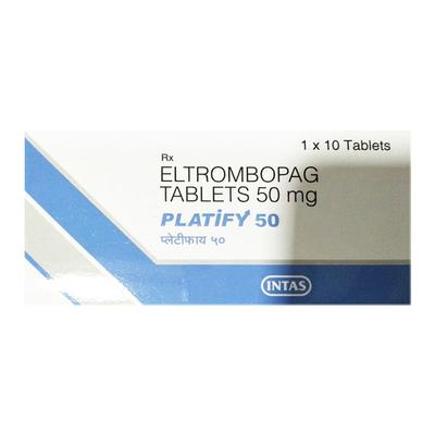 PLATIFY 50 Tablet 10's - Blood Clot-Ant