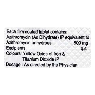 AZIPIC 500mg Tablet 3's - Bacterial Infections-Mac