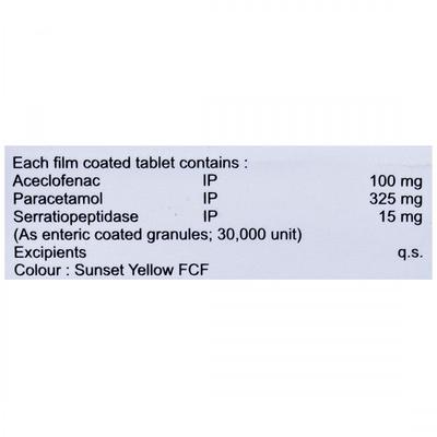 Aclova Sp Tablet 10's - Pain relief-Nsa