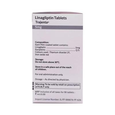 Trajenta 5mg Tablet 10'S - Diabetes-Ant