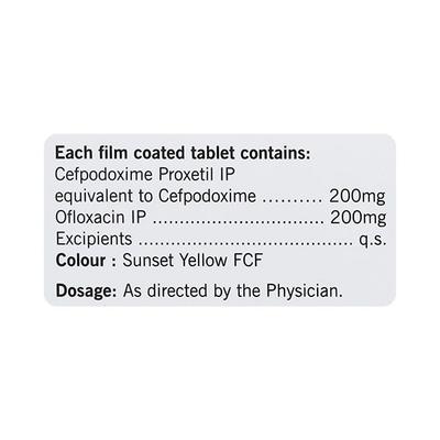 CEFREDROX O Tablet 10's - Bacterial Infections-Cep