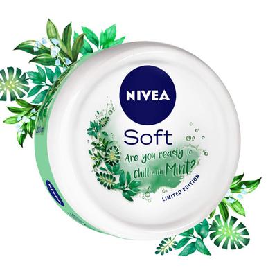 Nivea Soft Light Moisturiser - Chilled Mint 50 ml - Lotions & Creams
