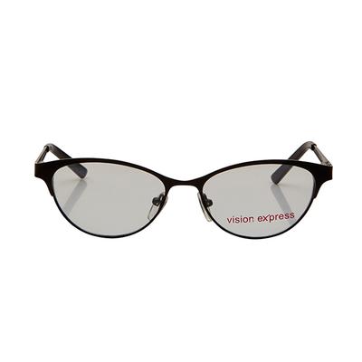 Vision Express 48982 Black Cat Eye Eyeglasses (Including Anti-Reflective Coating Lens) 1's - Wearables Eye Glasses