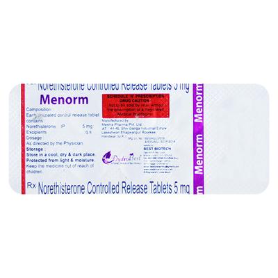 MENORM Tablet 10's - Hormonal Therapy-Oes