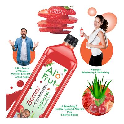 Axiom Alofrut Aloevera Pulp & Juice + Mixed Berries Drink 1000 ml - Ayurvedic Juices