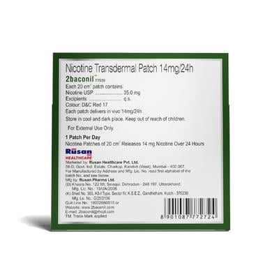 2baconil TTS20 14mg Patch 7'S - Nicotine Patch