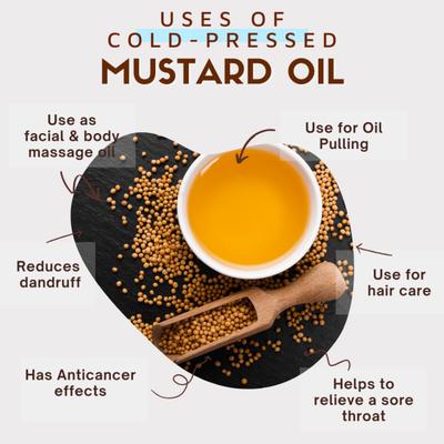 Coco Crush Cold Pressed Mustard Oil 50 ml - Personal Care (Ayush)