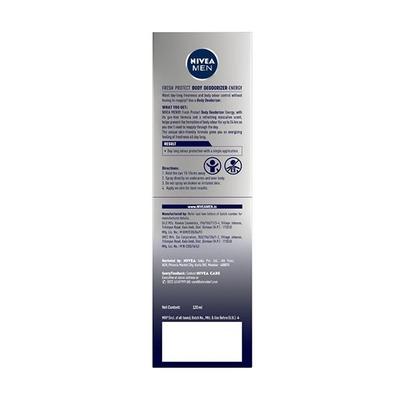 Nivea Men Body Deodorizer - Energy 120 ml - Men Deodorants/Roll-Ons