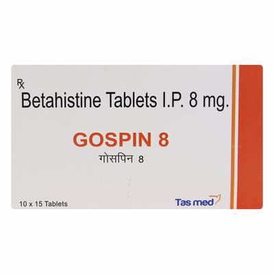 GOSPIN 8mg Tablet 10's - Vertigo-Ant