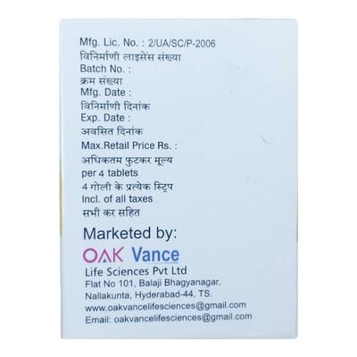 VANCE D3 Tablet 4's - Supplements-Vit