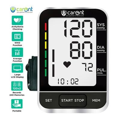 Carent Arm Blood Pressure Monitor (B51) - Blood Glucose Monitors/Strips