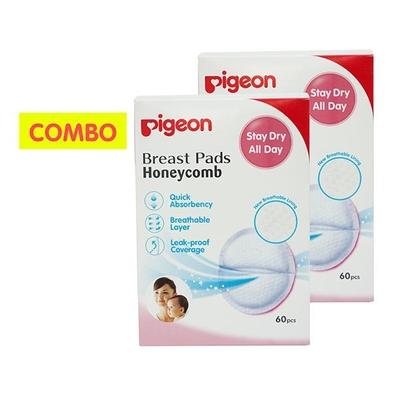 Pigeon Breast Pads Honeycomb Combo 60's - Breast Pads & Shields