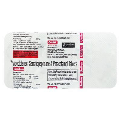 UNIFEN Tablet 10's - Pain relief-Nsa