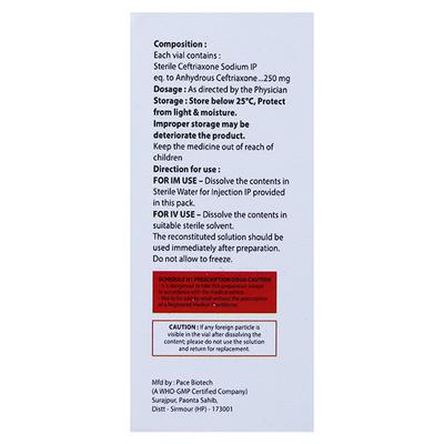 OMISAFE 250mg Injection 1's - Bacterial Infections-Cep