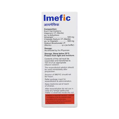 IMEFIC 500 Injection 1's - Bacterial Infections-OBL