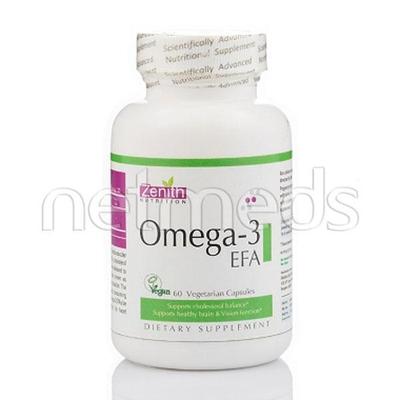 Zenith Nutrition Omega-3 Efa Capsules 60's - Omega Fish Oil Fatty Acids