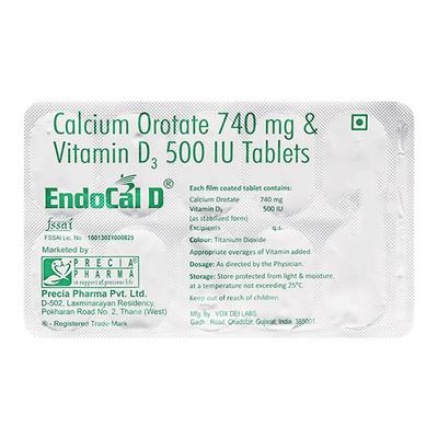 ENDOCAL D Tablet 10's - Supplements-Cal