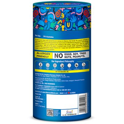 Mom & World Calcium + Vitamin D Lil Bunny Gummies - Mango 30's - Nutritional Bars