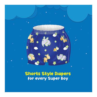 Super Cute's WonderShorts Pull-up Shorts Diaper - (XL) (12 - 17 kg) (Pack of 20 x 2's) - Diapers & Wipes