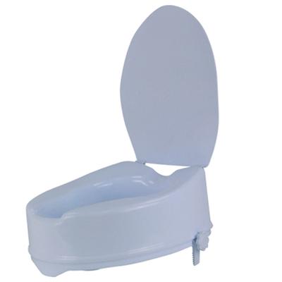 Entros Raised Toilet Seat With Lid 6 Inch (SC7060D) - Wheelchairs & Walking Sticks